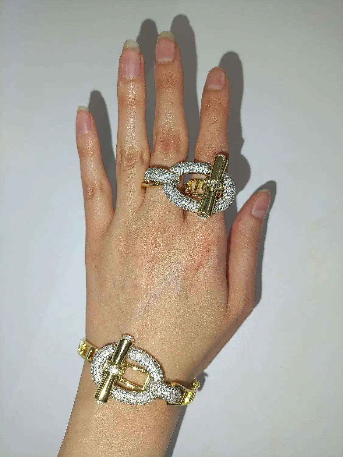 نیم ست هرمس آبکاری طلا|بدلیجات|تهران, نیلوفر|دیوار