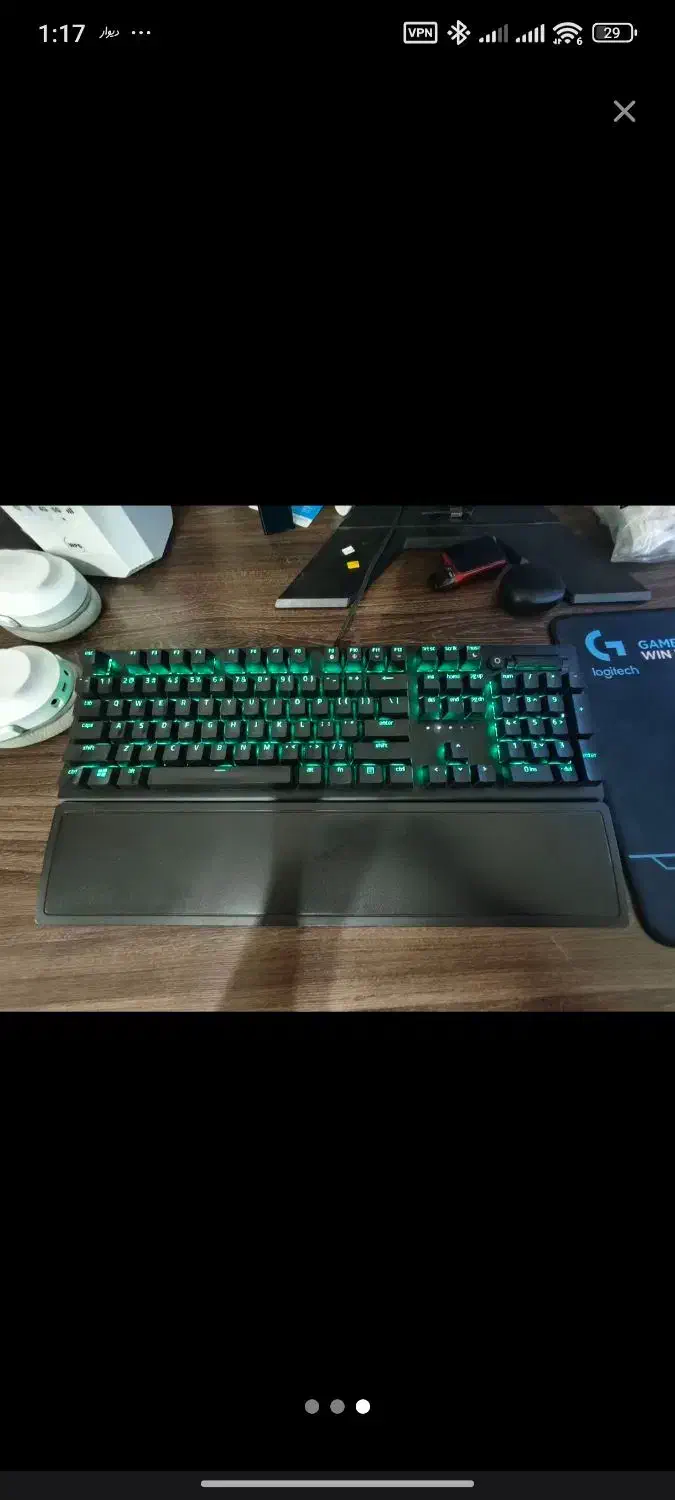 کیبورد ریزر blackwidow v3|قطعات و لوازم جانبی رایانه|شیراز, ملاصدرا|دیوار