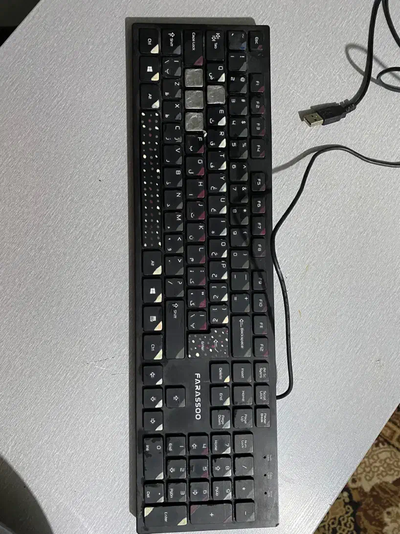 کیبورد فراسو keyboard|قطعات و لوازم جانبی رایانه|رباط‌کریم, رباط‌کریم|دیوار
