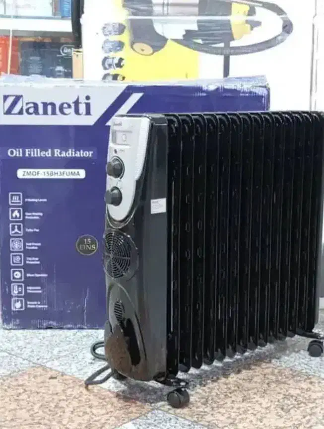 شوفاژ برقی 15پره زانتی رادیاتور روغنی/بخاری برقیA+|آبگرمکن، پکیج، شوفاژ|تهران, امین حضور|دیوار