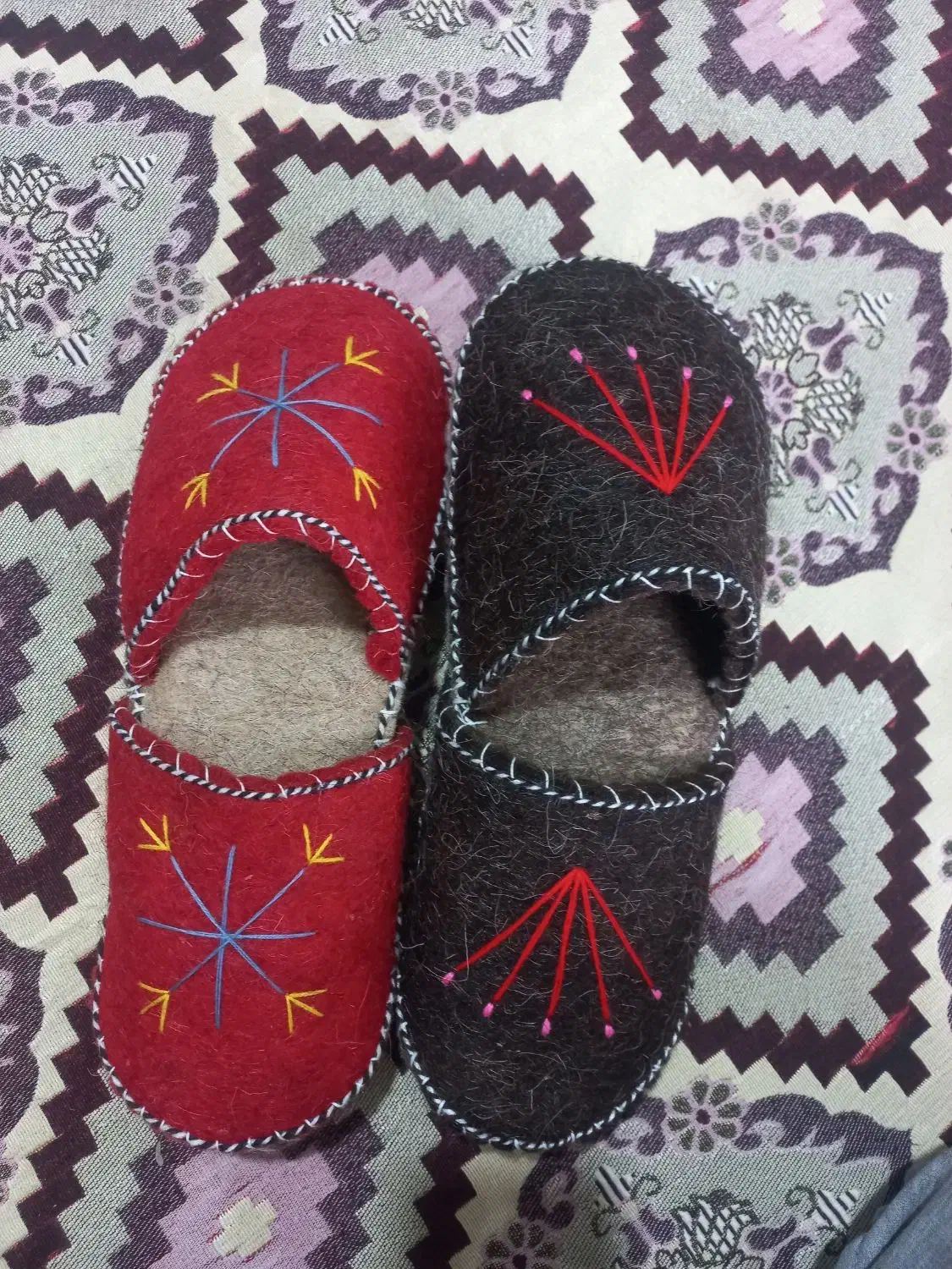 پاپوش نمدی سنتی|کیف، کفش، کمربند|گنبد کاووس, |دیوار