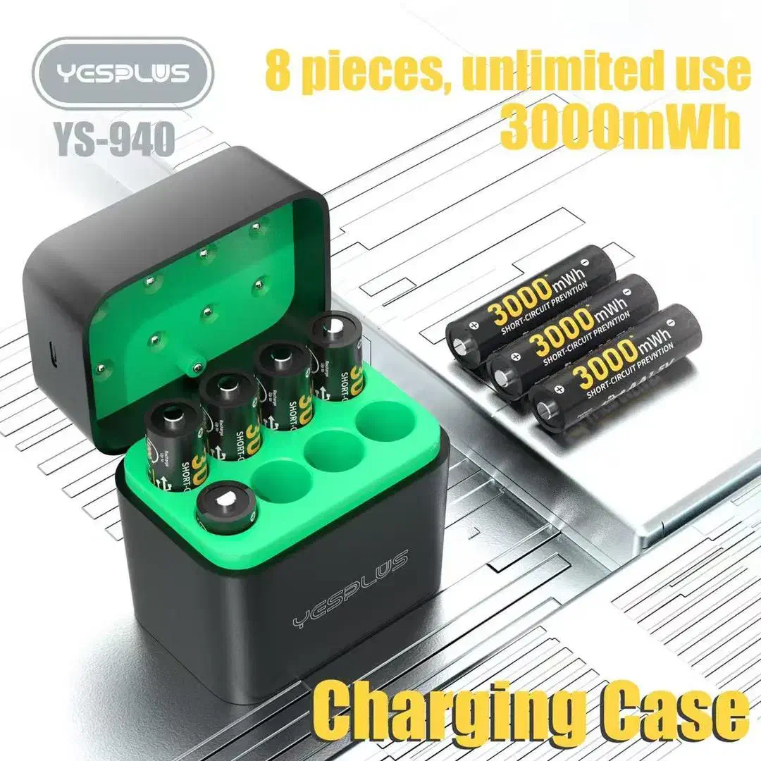 پک باطری شارژی 8 تایی Ys-940 با کیس شارژ|لوازم جانبی موبایل و تبلت|اصفهان, احمدآباد|دیوار