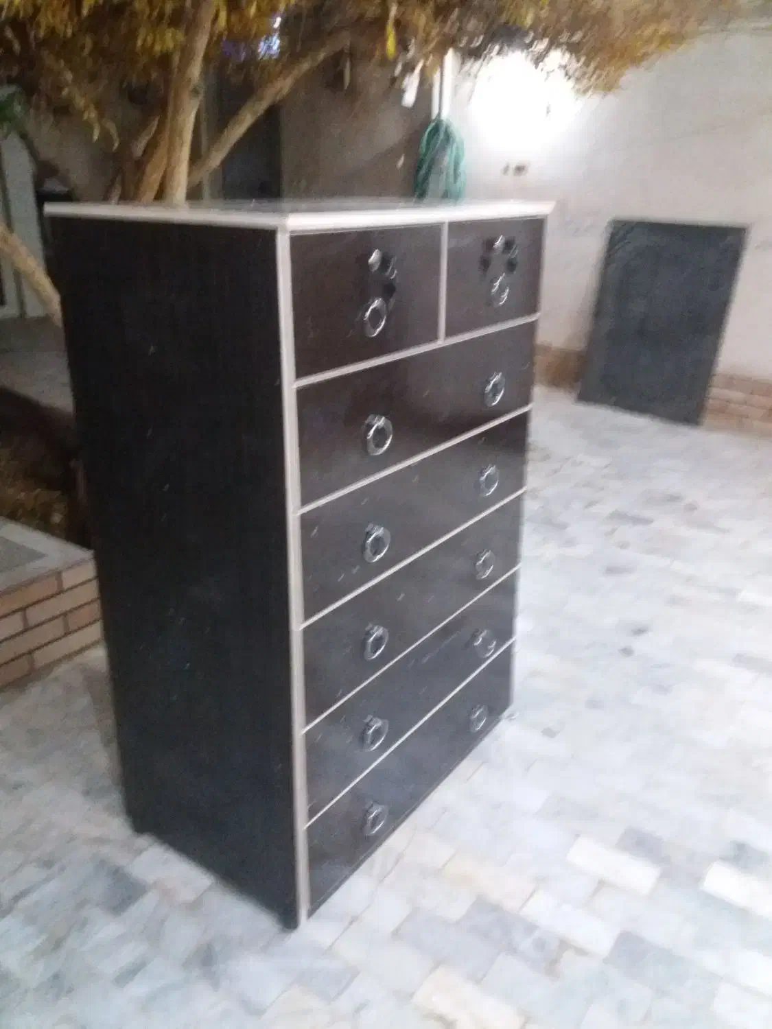 دراور ۷کشو ام دی اف نو عرض ۹۰|جاکفشی، کمد، دراور|میبد, |دیوار