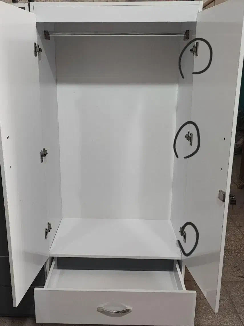 کمد فروشی سفید|جاکفشی، کمد، دراور|ابهر, |دیوار