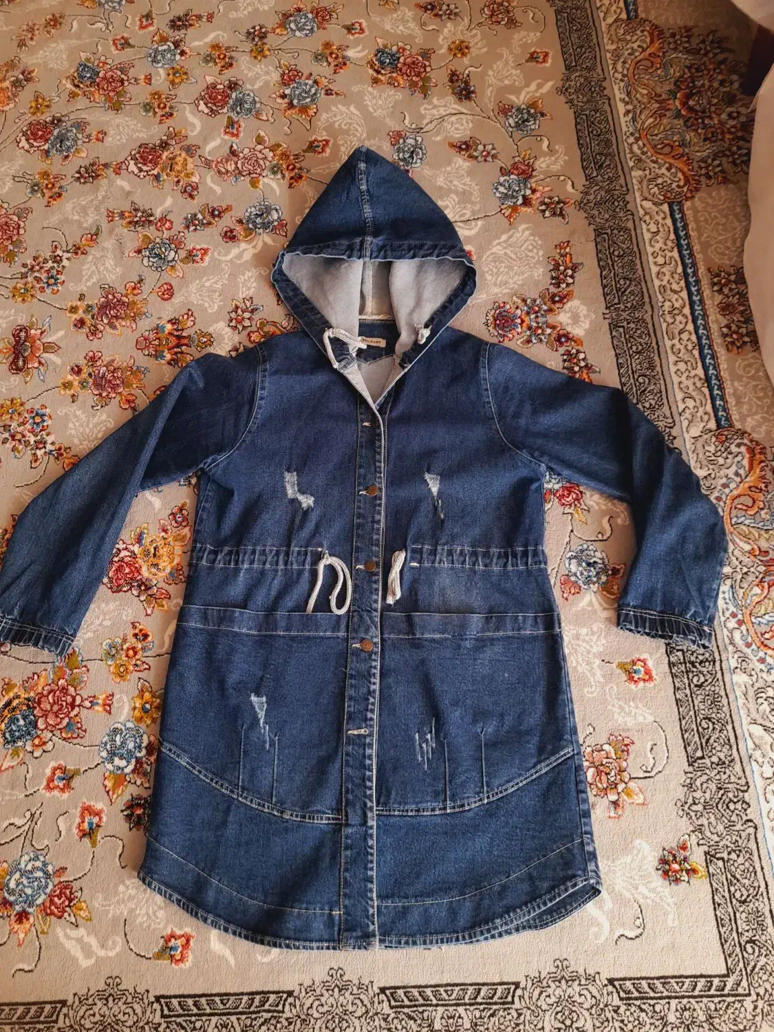 پالتو پوست کاپشن چرم و جین|لباس|کرمانشاه, |دیوار