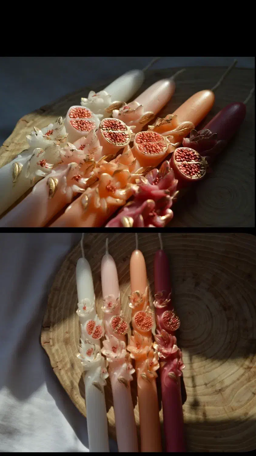 شمع قلمی یلدایی|صنایع دستی و سایر لوازم تزئینی|تهران, بهارستان|دیوار