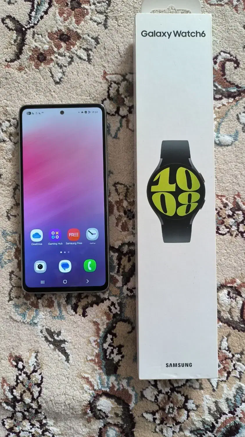 GALAXY Watch 6 44mm + A53 5G 256|ساعت|شیراز, زرهی|دیوار