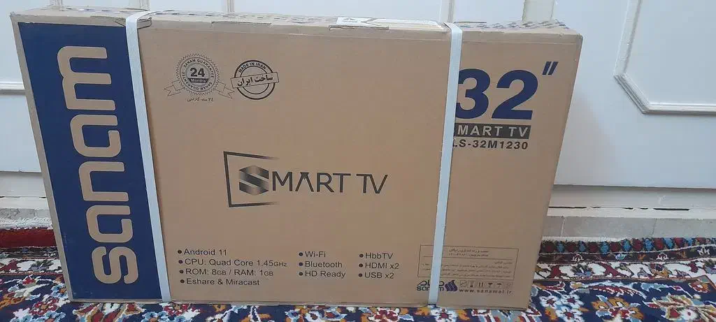 تلوزیون سنام ۳۲ اینچ|تلویزیون و پروژکتور|شهرکرد, |دیوار