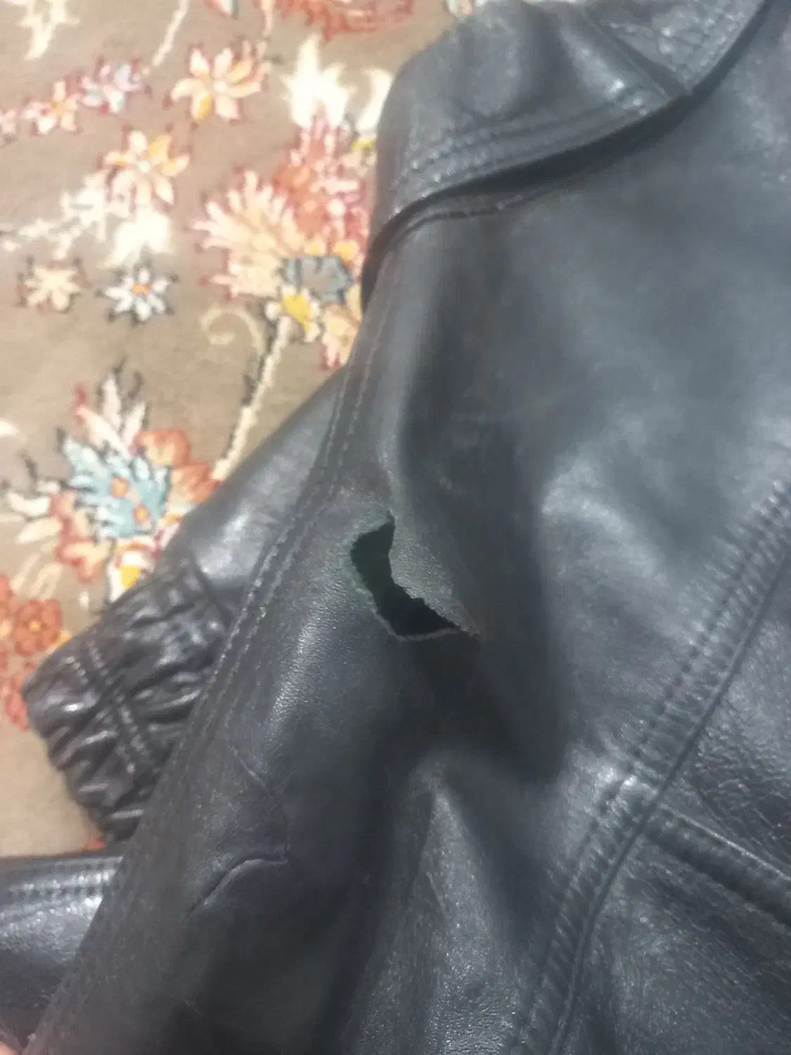 کاپشن چرم اصل مردانه|لباس|قم, علی آباد سعدگان|دیوار