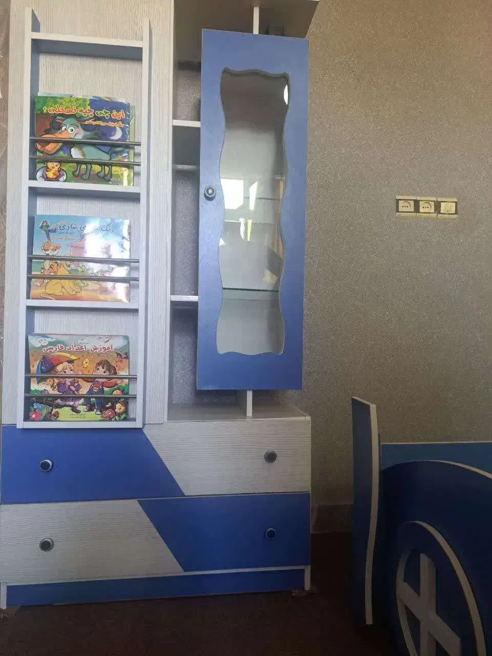 تخت و کمد کودک|تخت و سرویس خواب|فومن, |دیوار