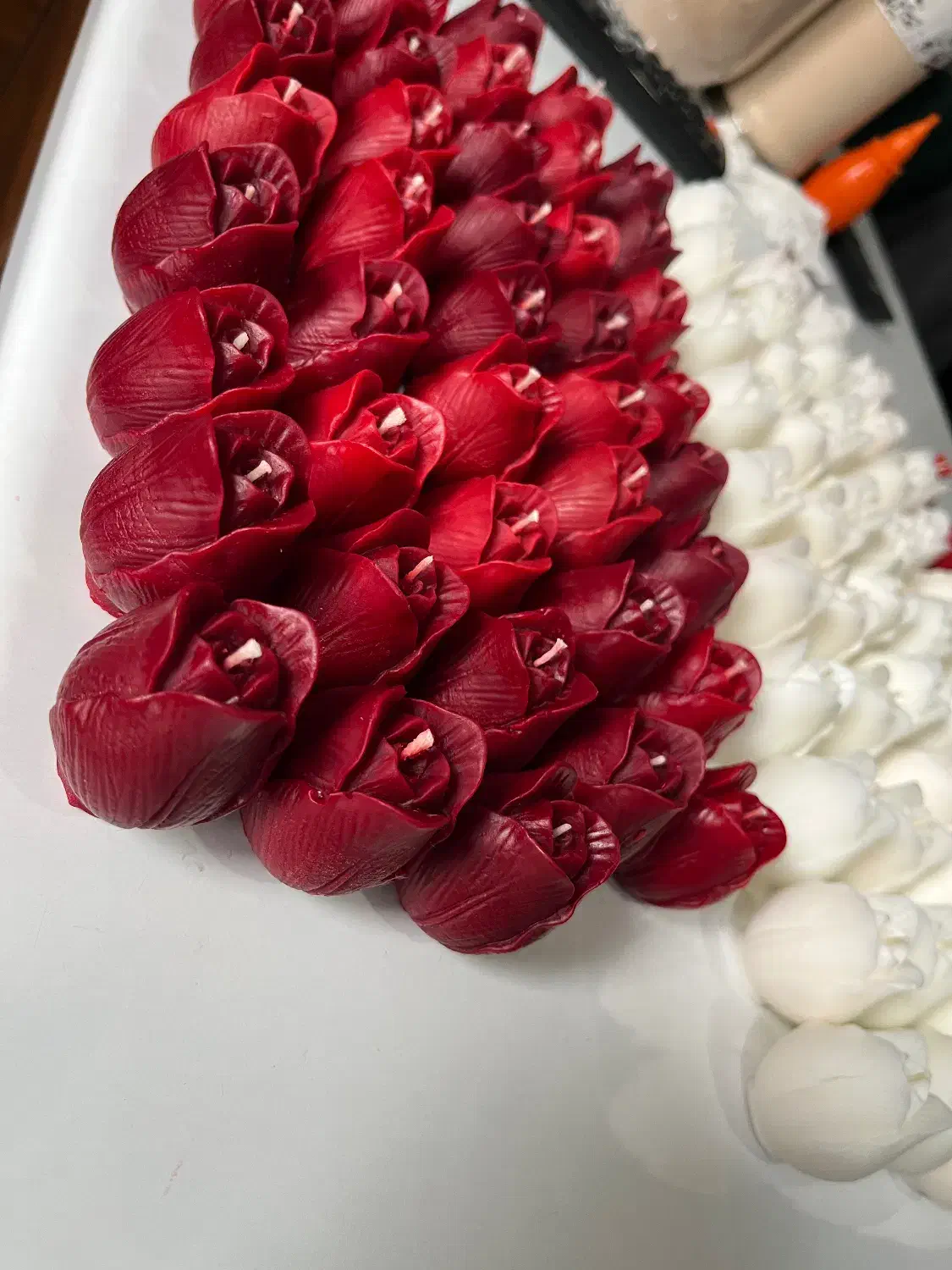 شمع گل یلدا رنگی|صنایع دستی و سایر لوازم تزئینی|تهران, امام زاده عبدالله|دیوار