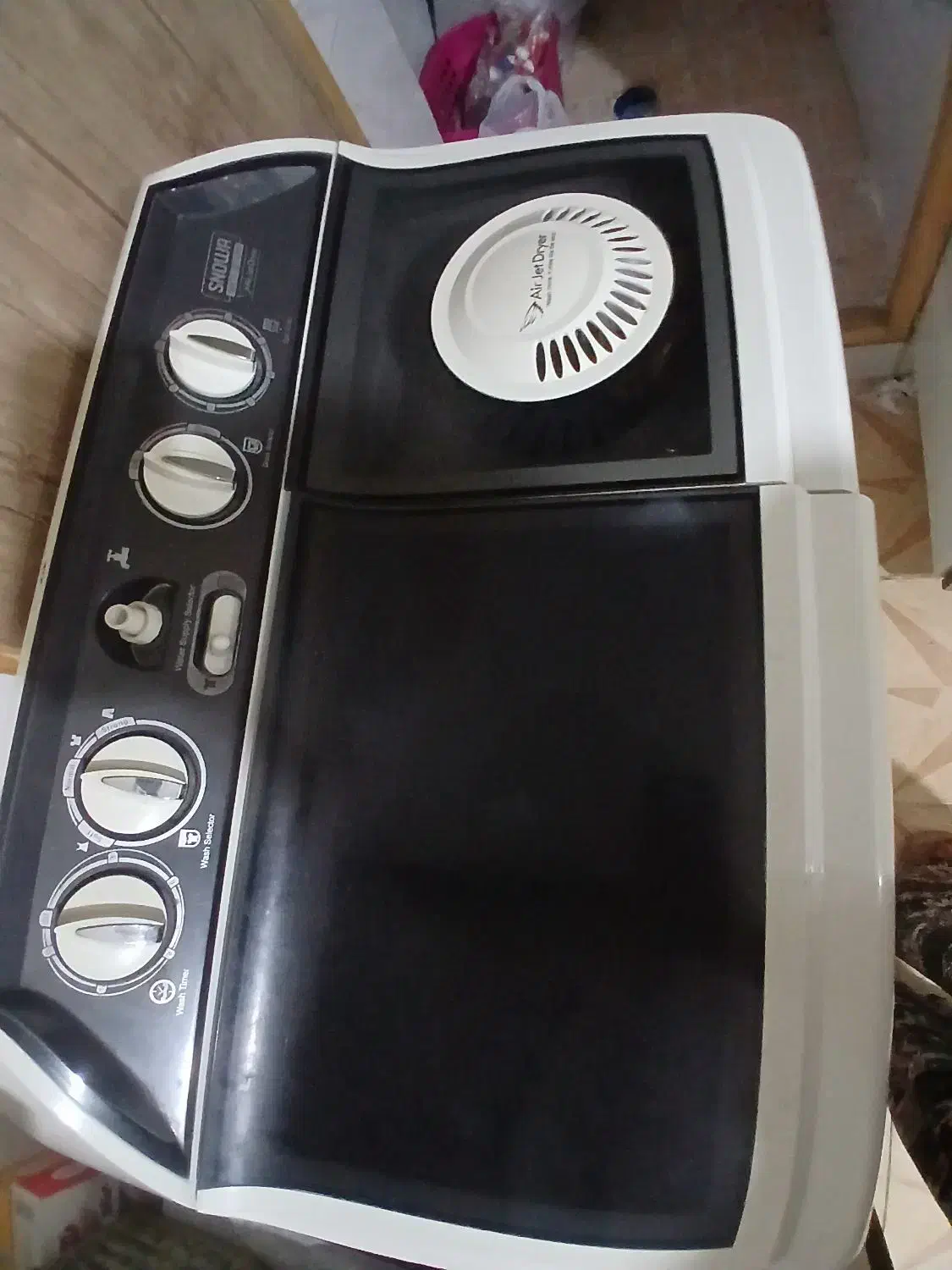 لباسشویی دوقلو نه کیلویی|ماشین لباسشویی و خشککن لباس|زرقان, |دیوار