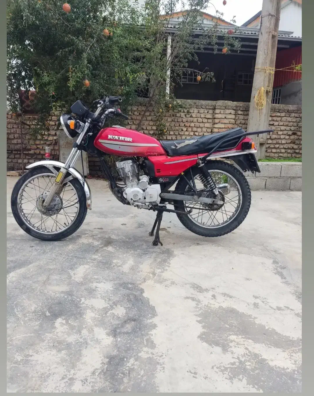 150nms|موتورسیکلت|گمیشان, |دیوار