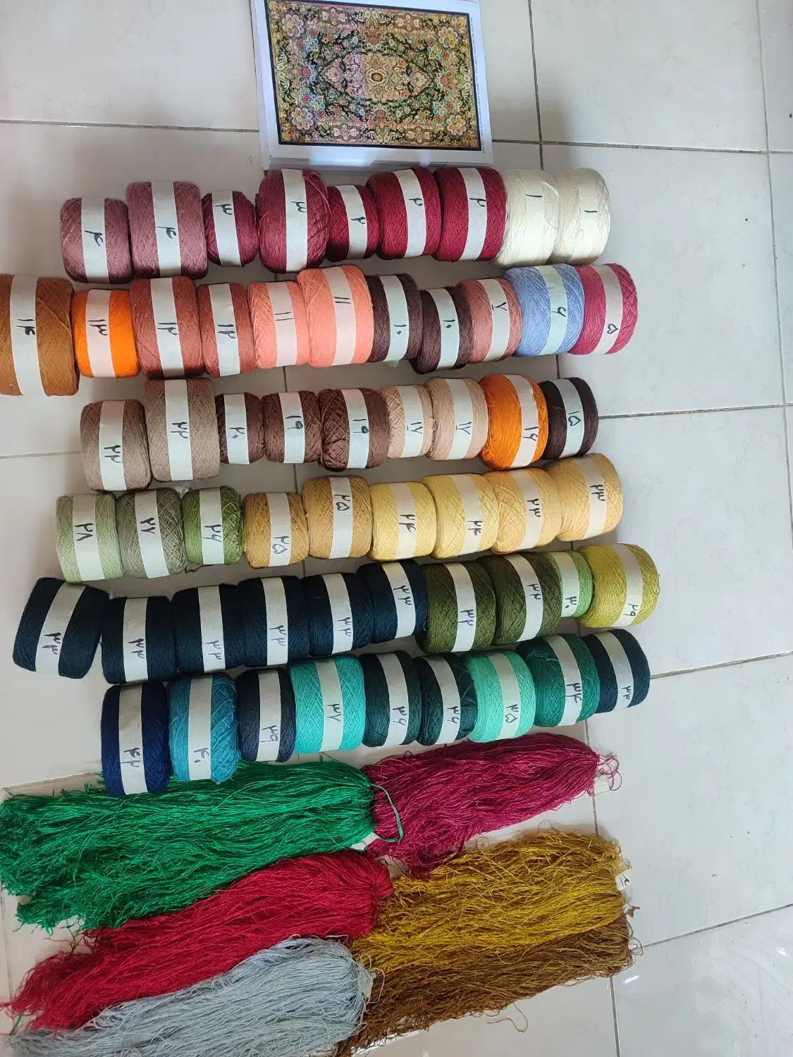 نخ و نقشه تبریز بافت فرش دستباف|فرش|زنجان, |دیوار