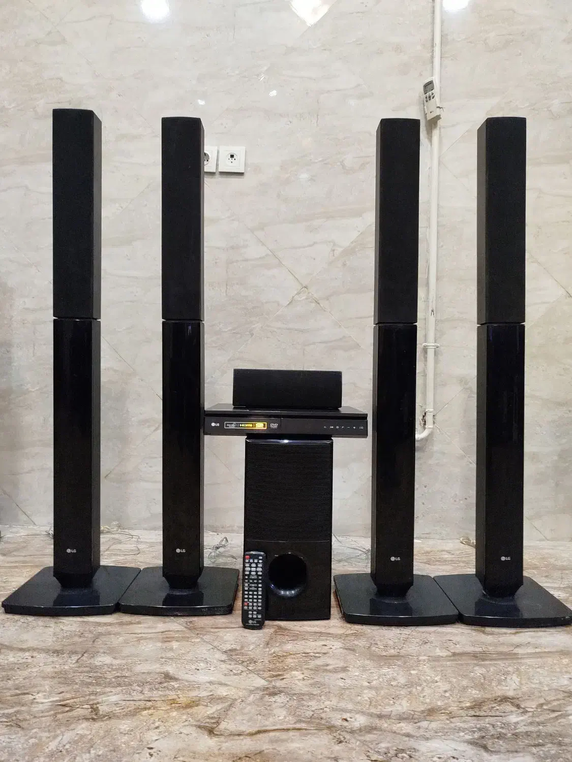 سینما خانگی LG بلوتوث دار فابریک LH655BT|سیستم صوتی خانگی|ساوه, |دیوار