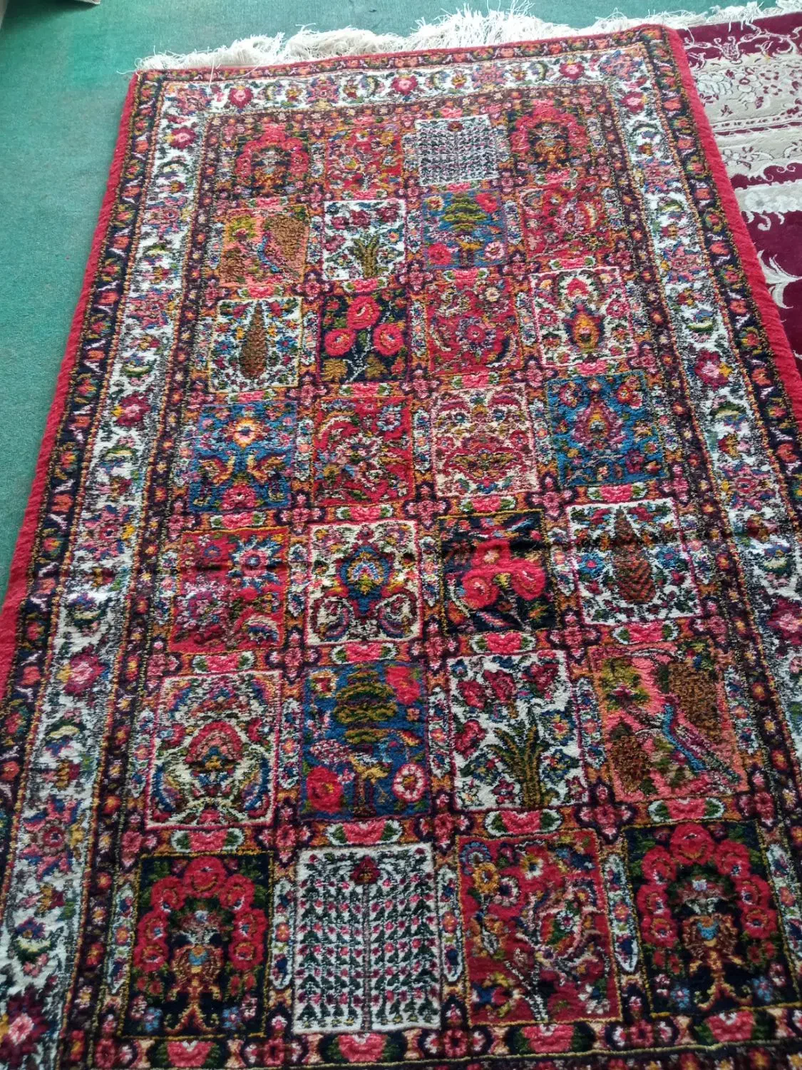 فروش یک فرش بختیاری خفت ترک|فرش|اصفهان, کساره|دیوار