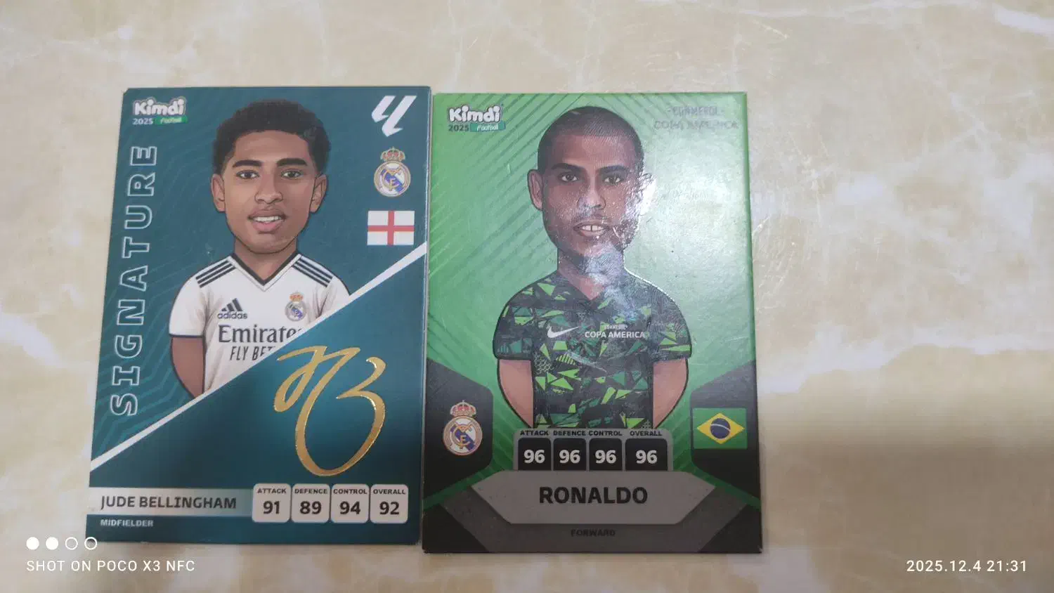 کیمدی.امضا جودبیلینگام.کوپ رونالدو|کلکسیون و سرگرمی|رزن, |دیوار