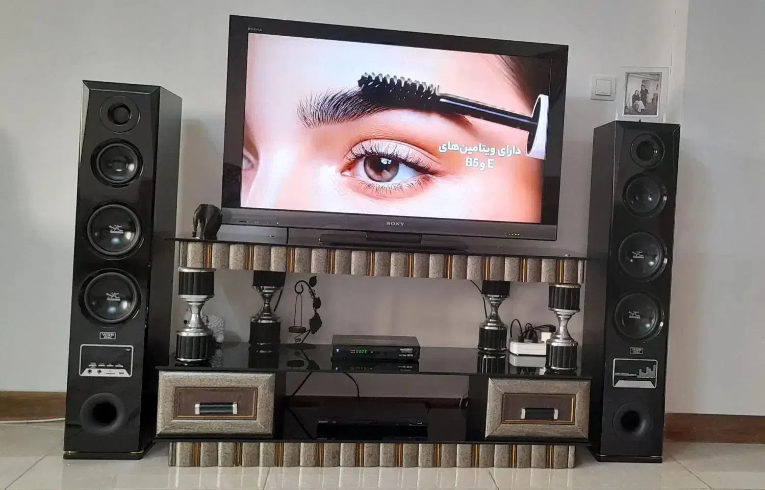 فروش دو باند ویکر کیفیت بالا|سیستم صوتی خانگی|قائم‌شهر, |دیوار