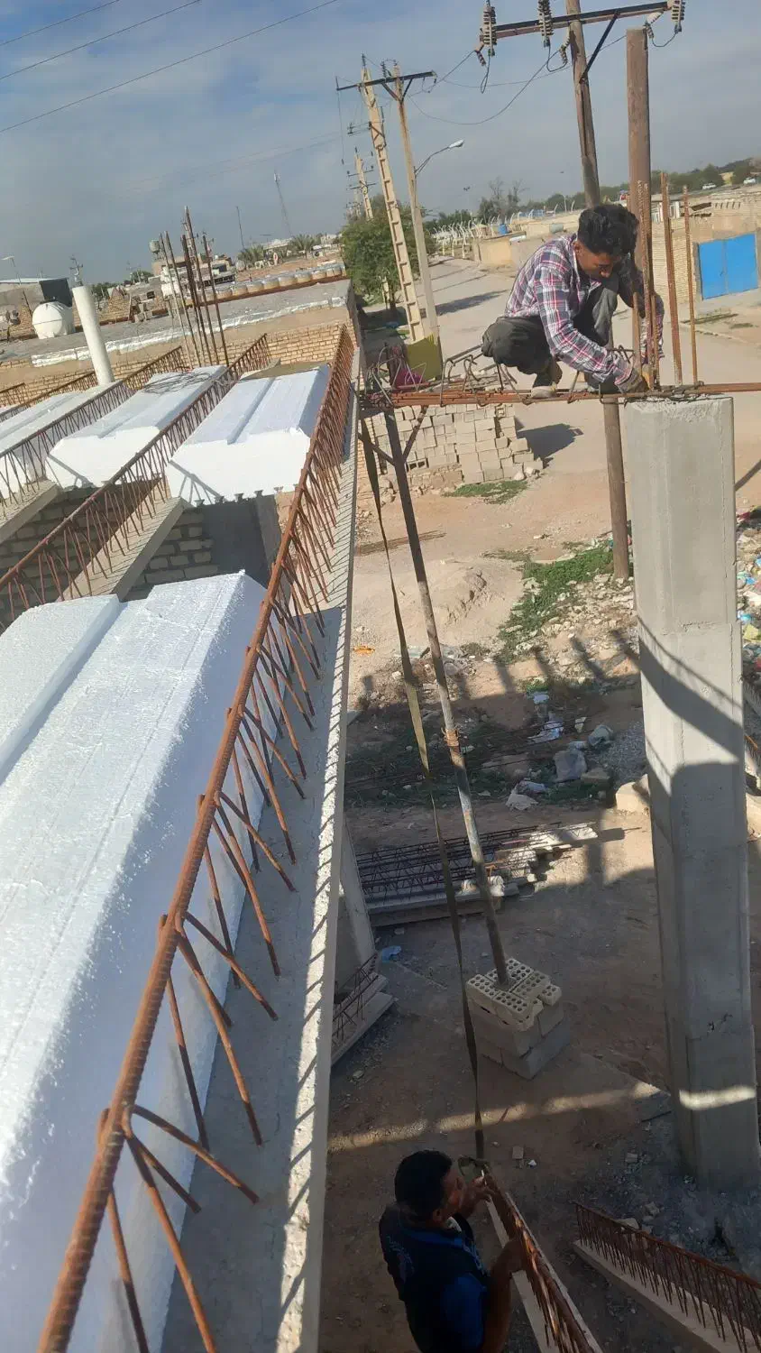 اجرای تیرچه شناژ کف و ستون|خدمات پیشه و مهارت|شوش, |دیوار