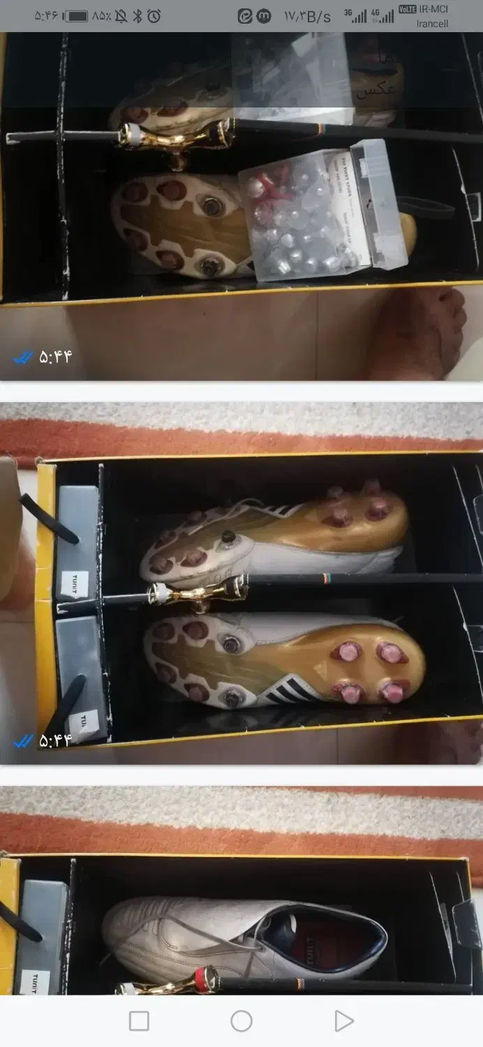 کفش adidasفوتبال چمن43، 44|کیف، کفش، کمربند|اصفهان, مهدی آباد|دیوار