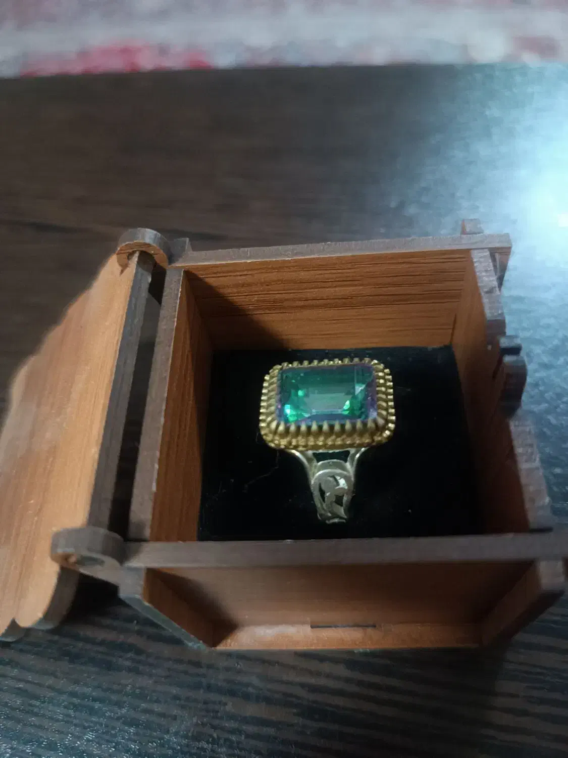 انگشتر توپاز نقره سایز 63|جواهرات|لاهیجان, کوی آزادگان|دیوار