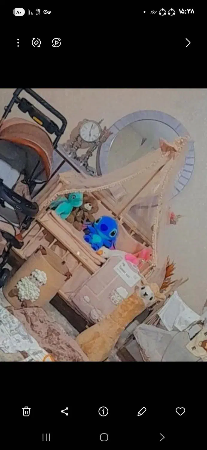 تخت نوزاد|اسباب و اثاث بچه|کهریزک, |دیوار