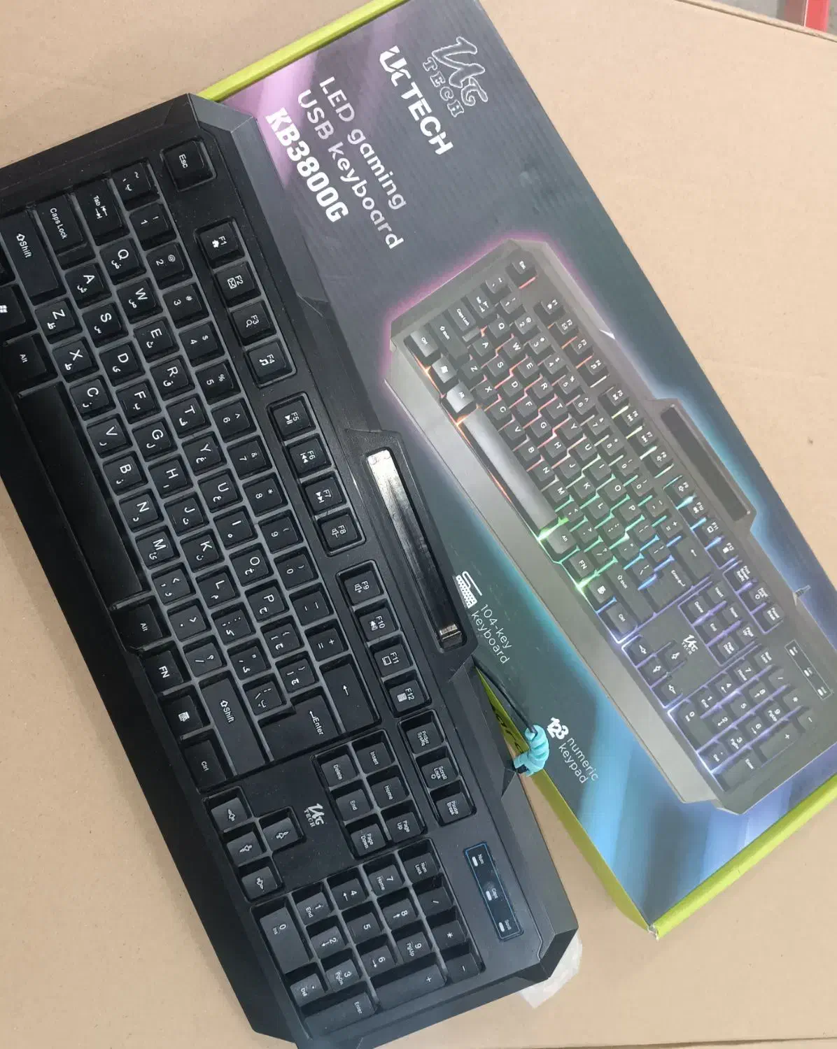 کیبورد مدل UCTECH gaming|قطعات و لوازم جانبی رایانه|همدان, |دیوار