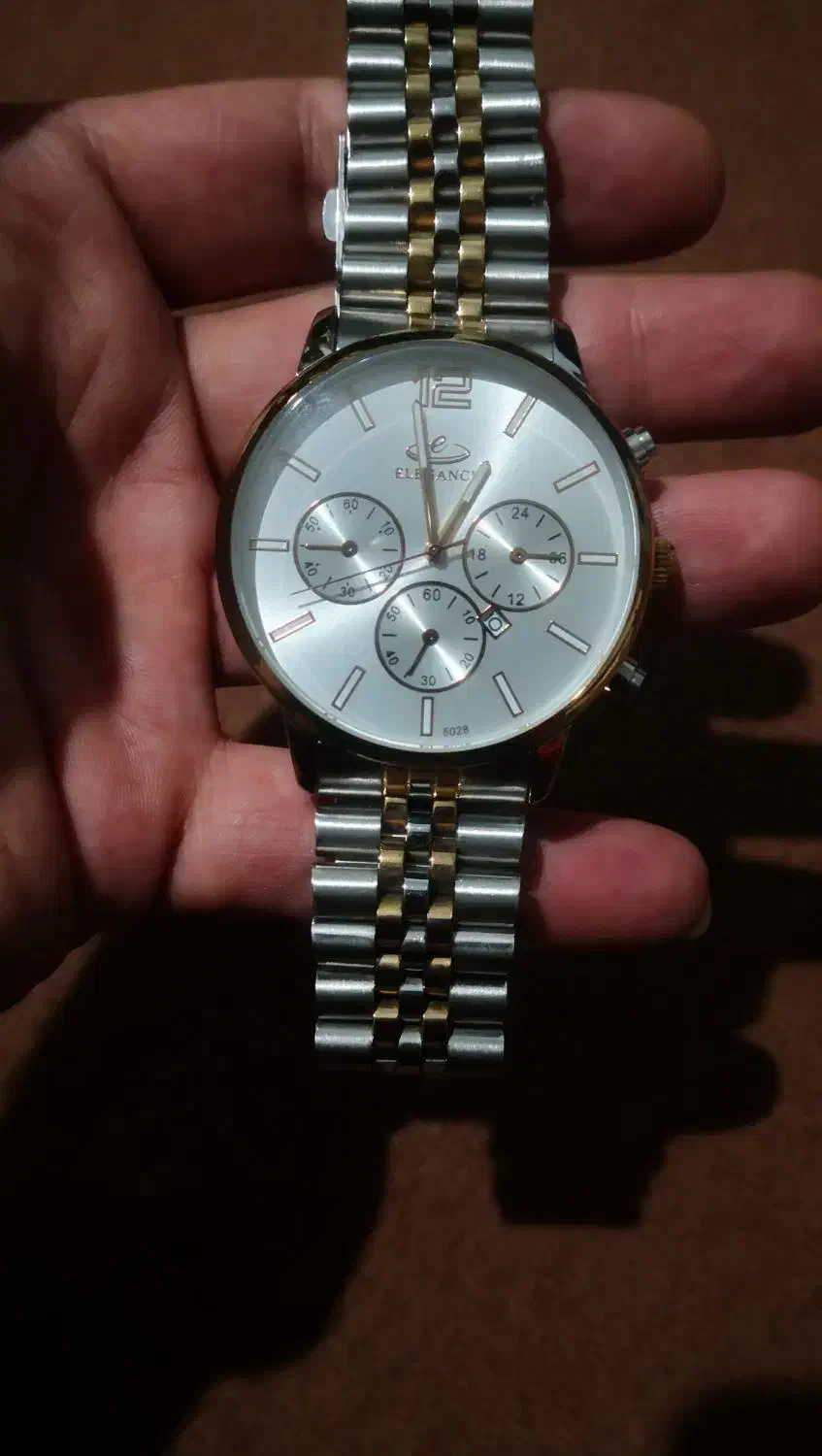 ساعت مردانه الگانس تاریخ دار طرح سه موتور|ساعت|بندر ترکمن, |دیوار