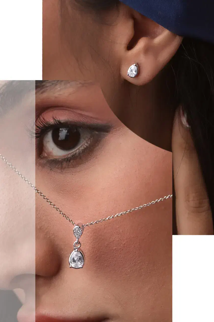 ( نیمست اشکی نقره اصلی )|بدلیجات|کرمانشاه, |دیوار