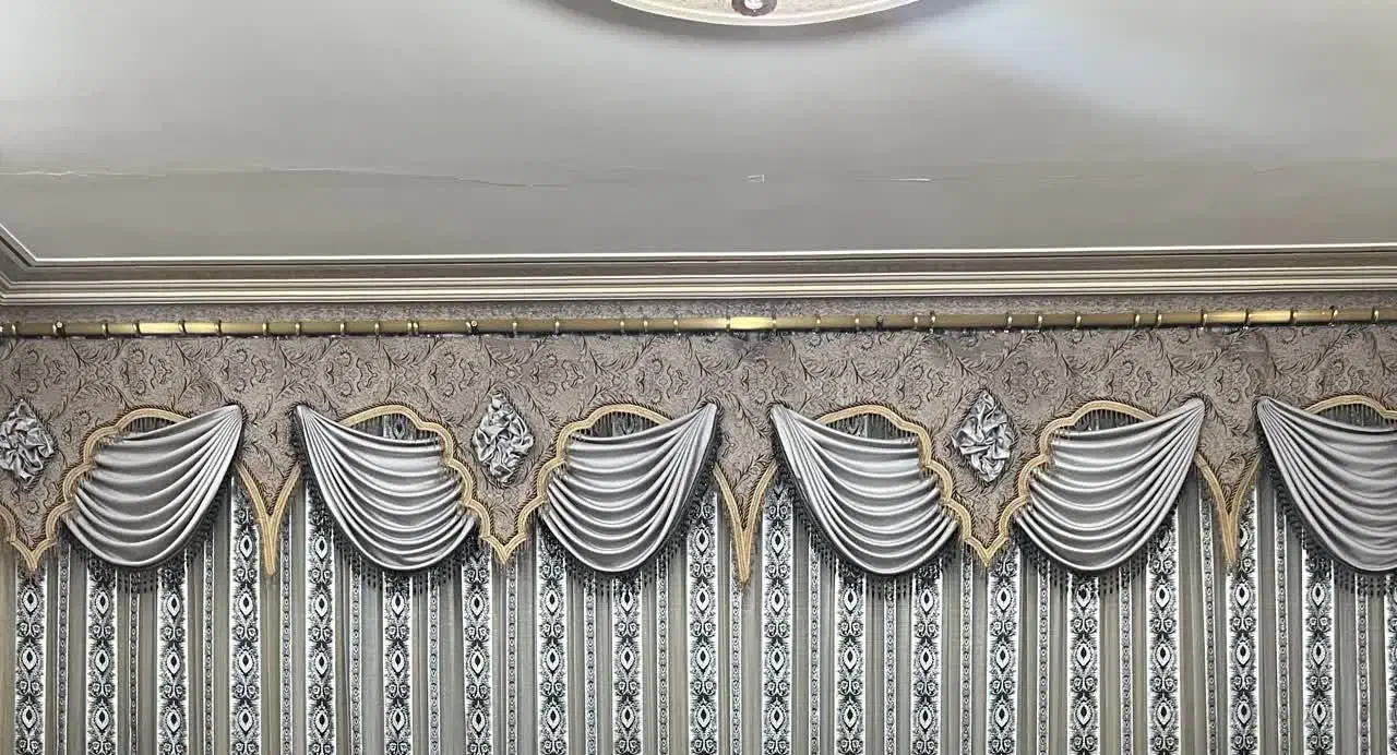 پرده در حد نو|پرده، رانر، رومیزی|قم, قلعه کامکار|دیوار