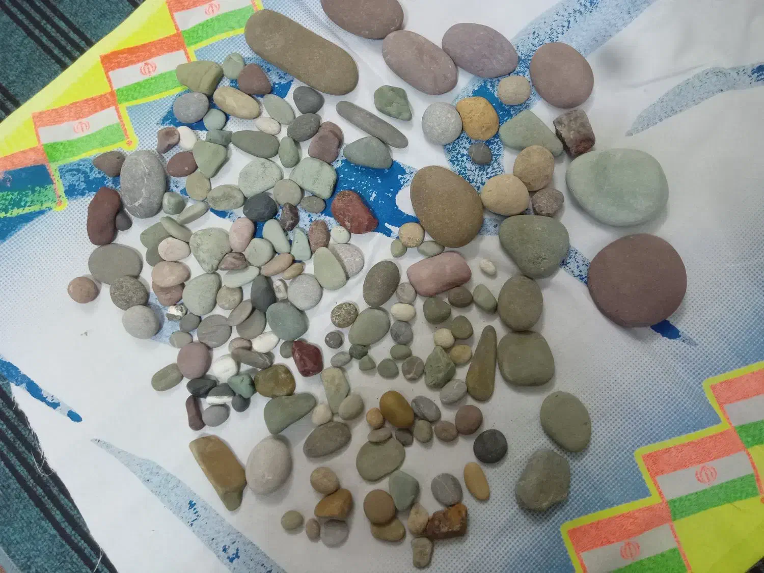 عجیب ولی واقعی زیبا وقشنگ سنگ فرش جالب|کلکسیون و سرگرمی|ابهر, |دیوار