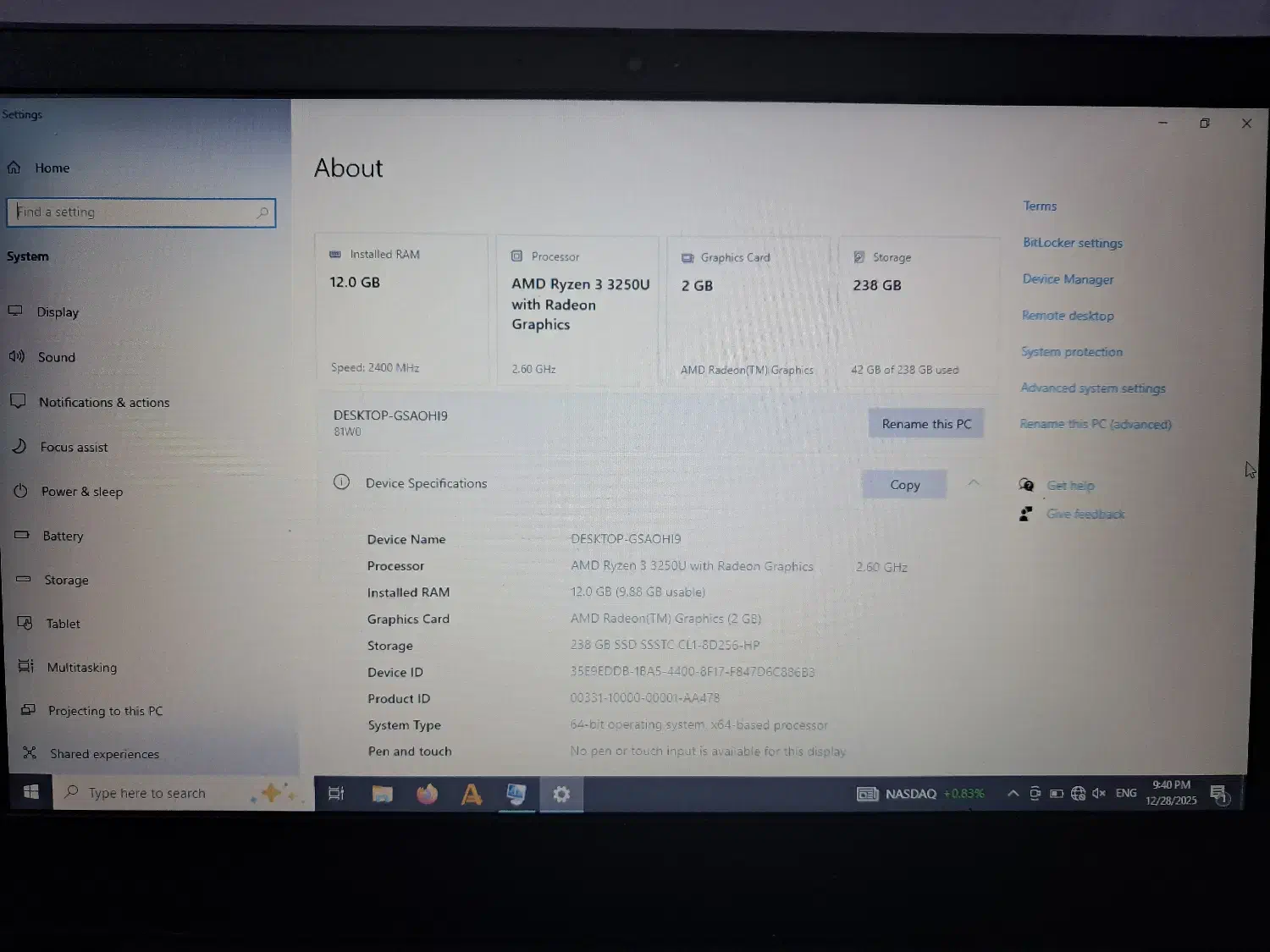 لپ تاپ لنوو ideapad3 -81w|رایانه همراه|شیراز, مسلم|دیوار