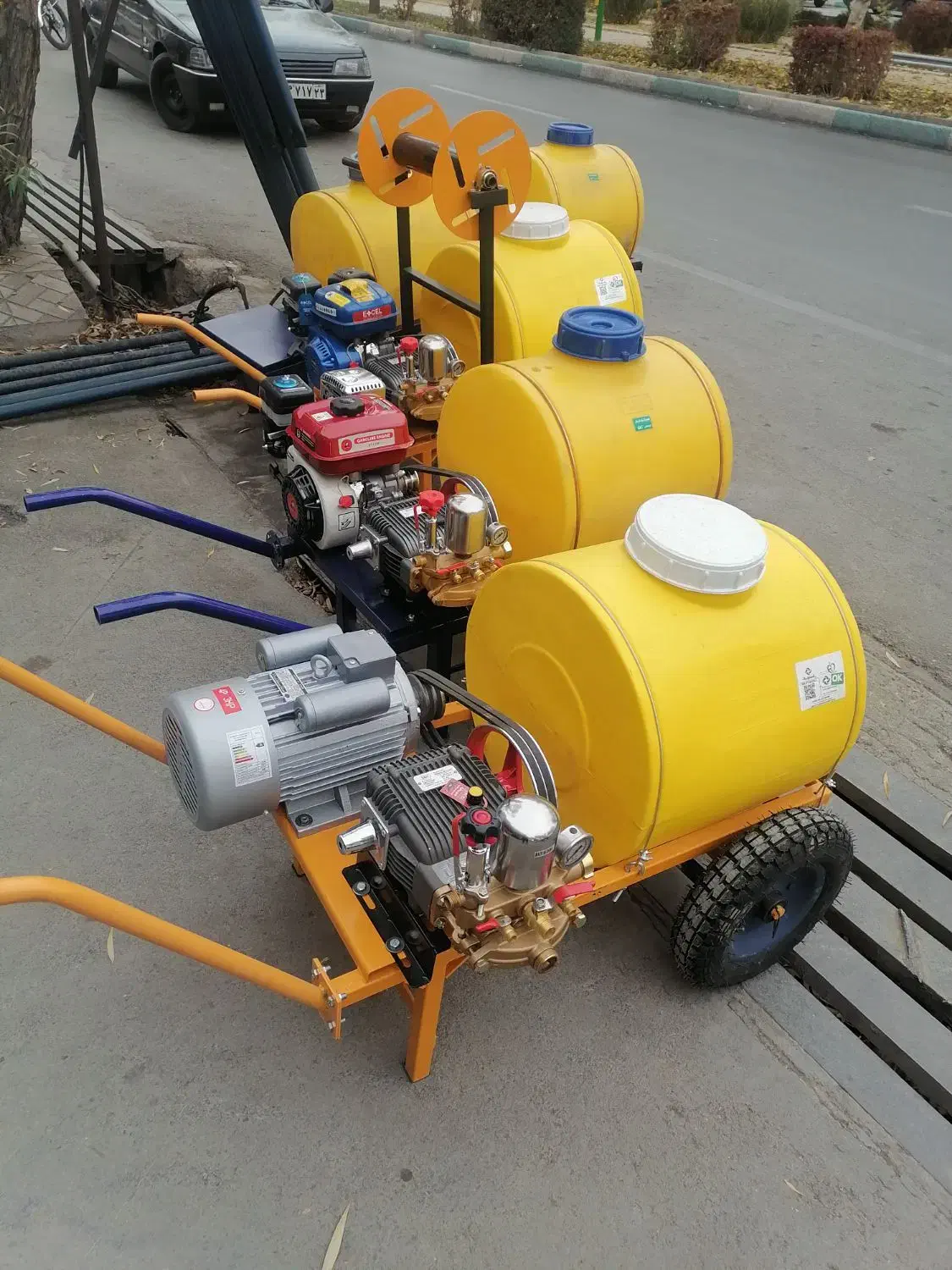 سمپاش 100 لیتری فرغونی اقساطی|ماشینآلات صنعتی|نجفآباد, امام خمینی|دیوار