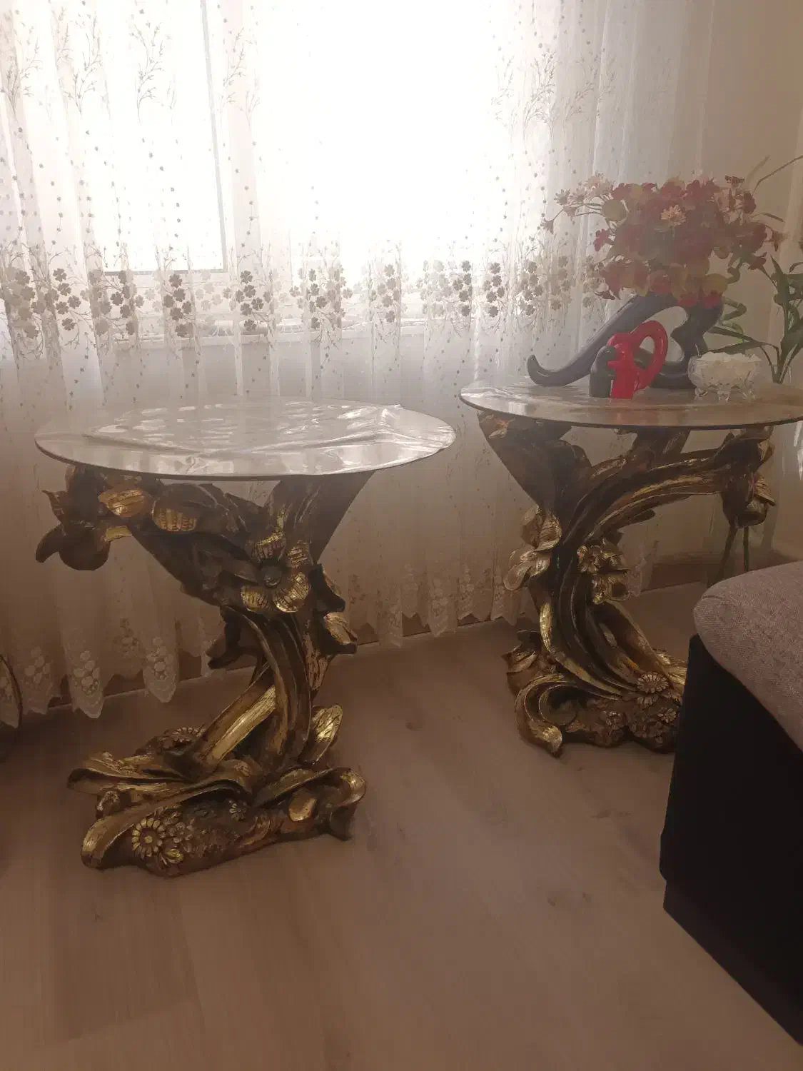 ۳عددمیز عسلی بایک عددقوی دکوری همه ۵میلیون|مبلمان خانگی و میز عسلی|تبریز, |دیوار