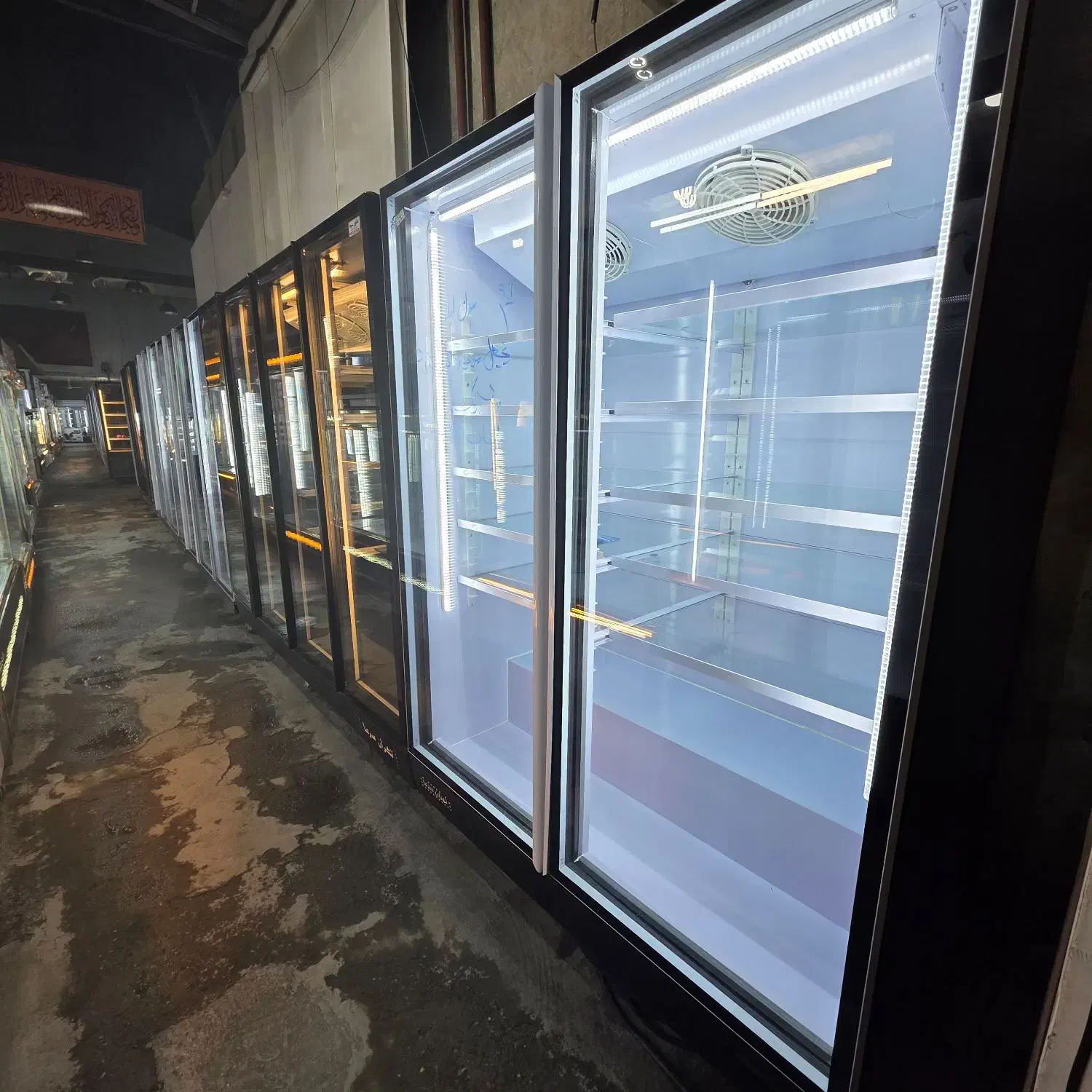 یخچال ۲ در ایستاده ویترینی ۱۲۰ سانتی|فروشگاه و مغازه|مشهد, فدک|دیوار
