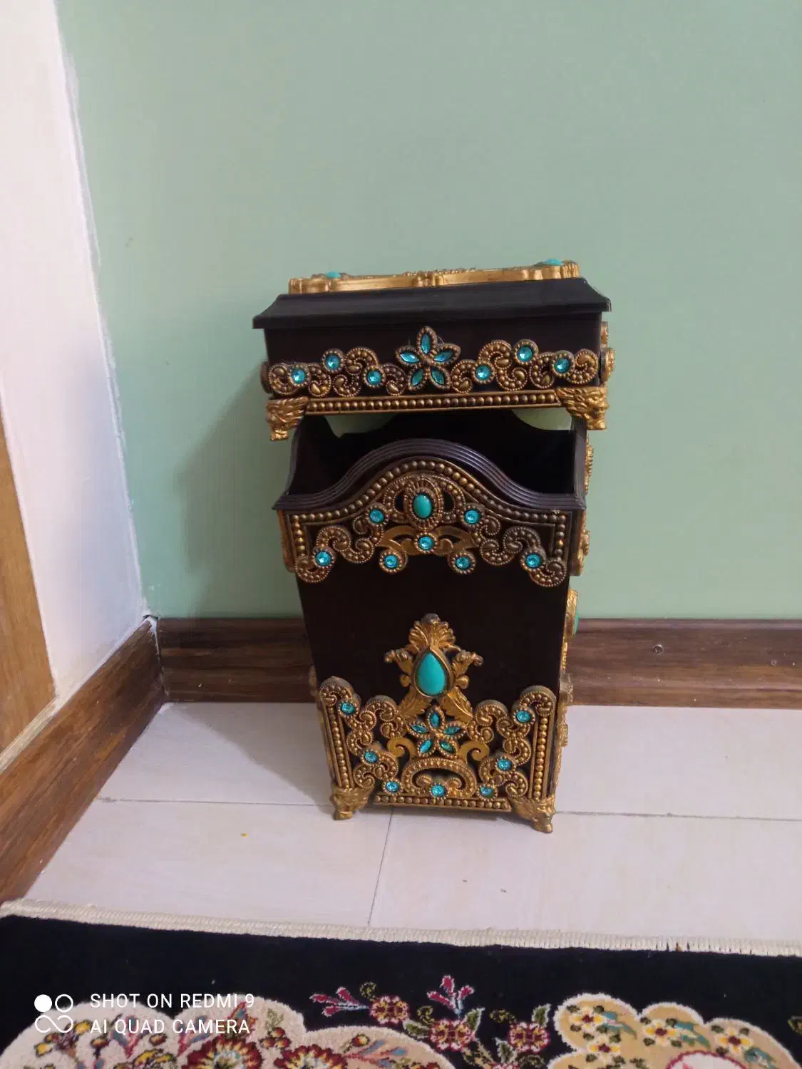 سطل وجادستمال کاغذی|صنایع دستی و سایر لوازم تزئینی|نسیمشهر, |دیوار