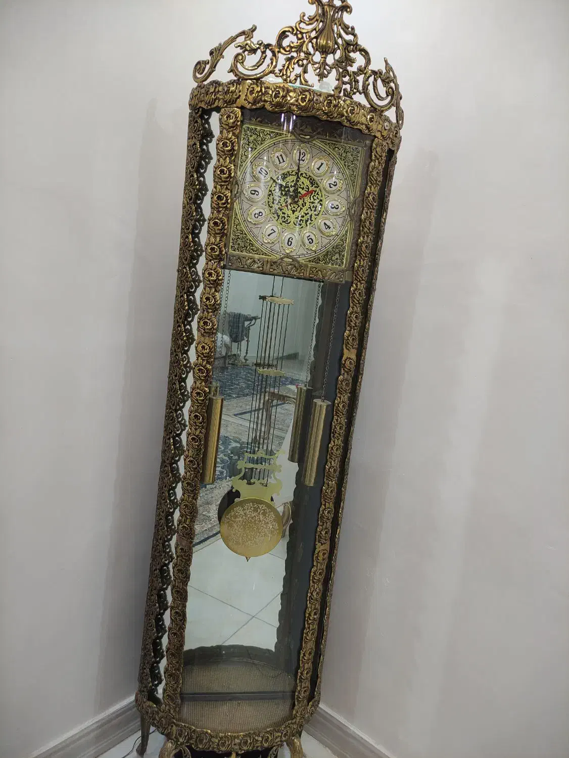 ساعت برنز ایستاده|ساعت دیواری و تزئینی|شهریار, اسد‌آباد|دیوار