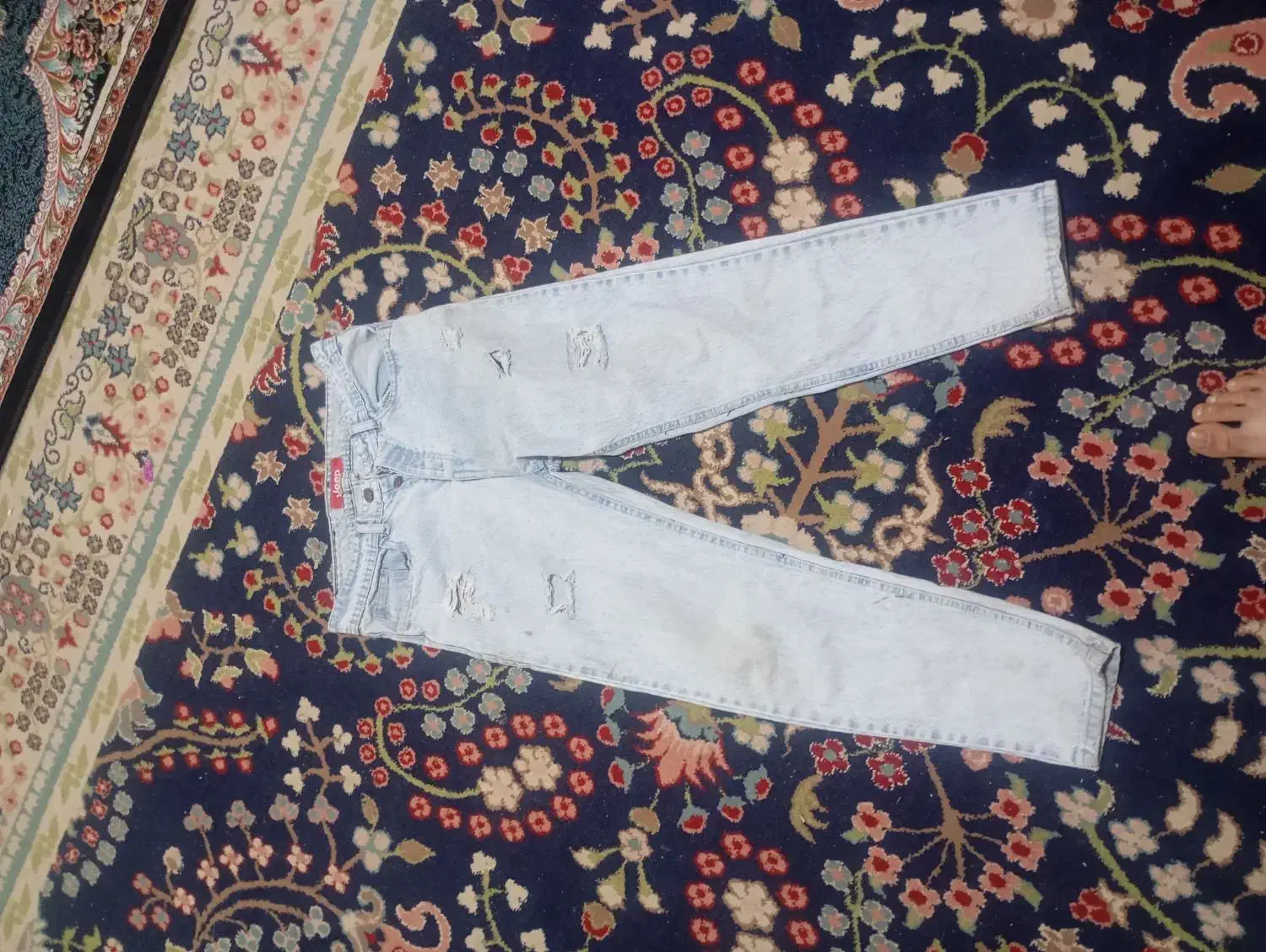 شلوار نام فیت سفید صدفی|لباس|خرمآباد, |دیوار