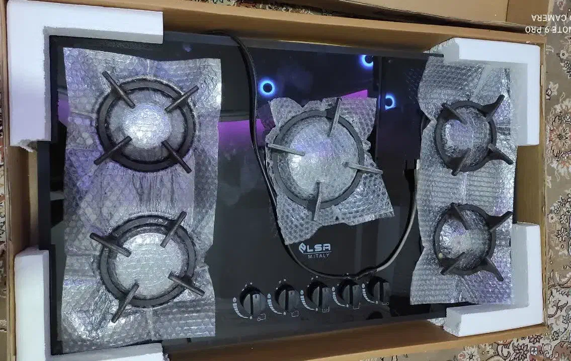 گاز صفحه شیشه ای|اجاق گاز و لوازم برقی پخت‌وپز|گلستان (تهران), |دیوار