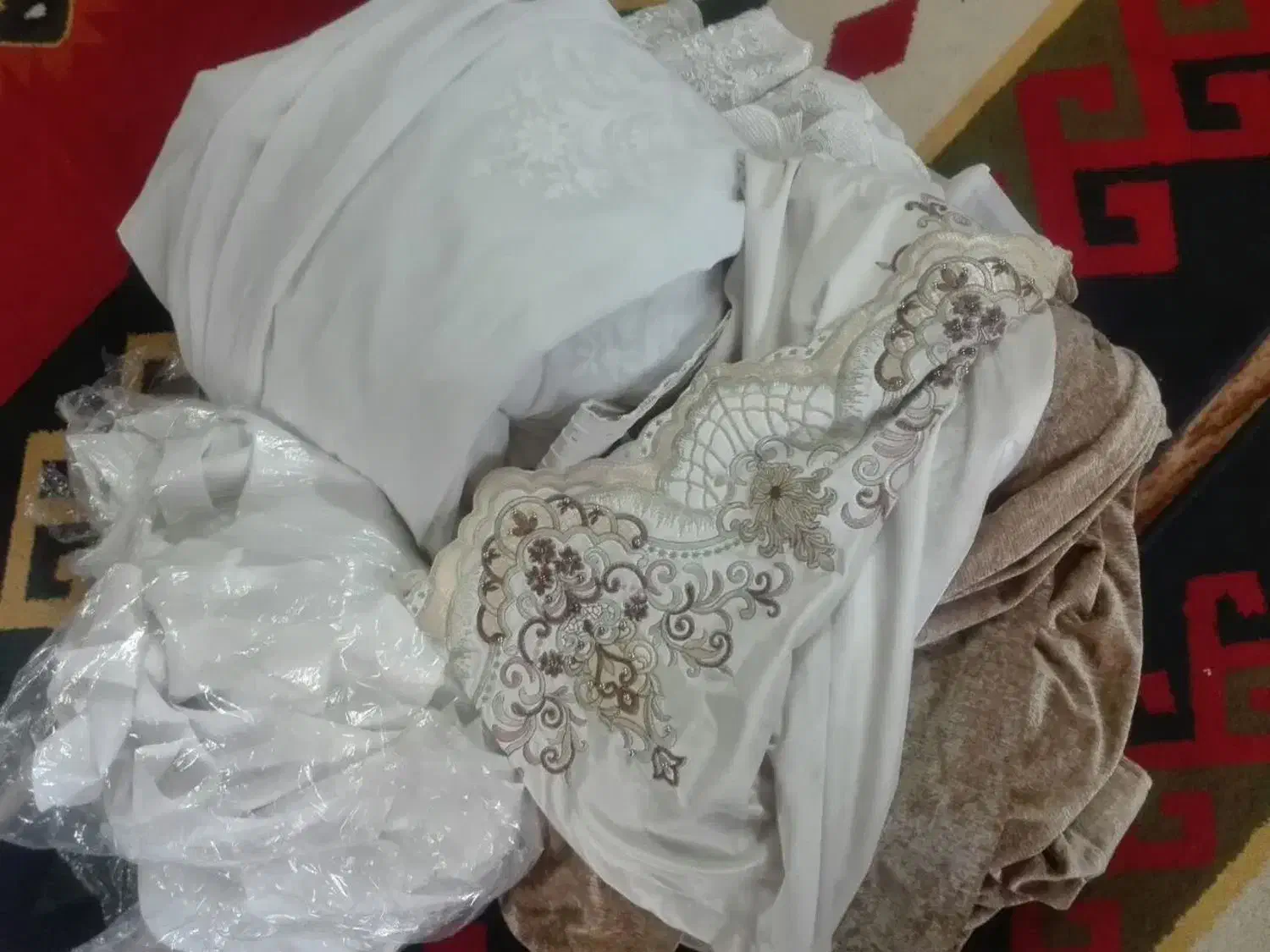 پرده|پرده، رانر، رومیزی|قم, حکمت شمالی|دیوار