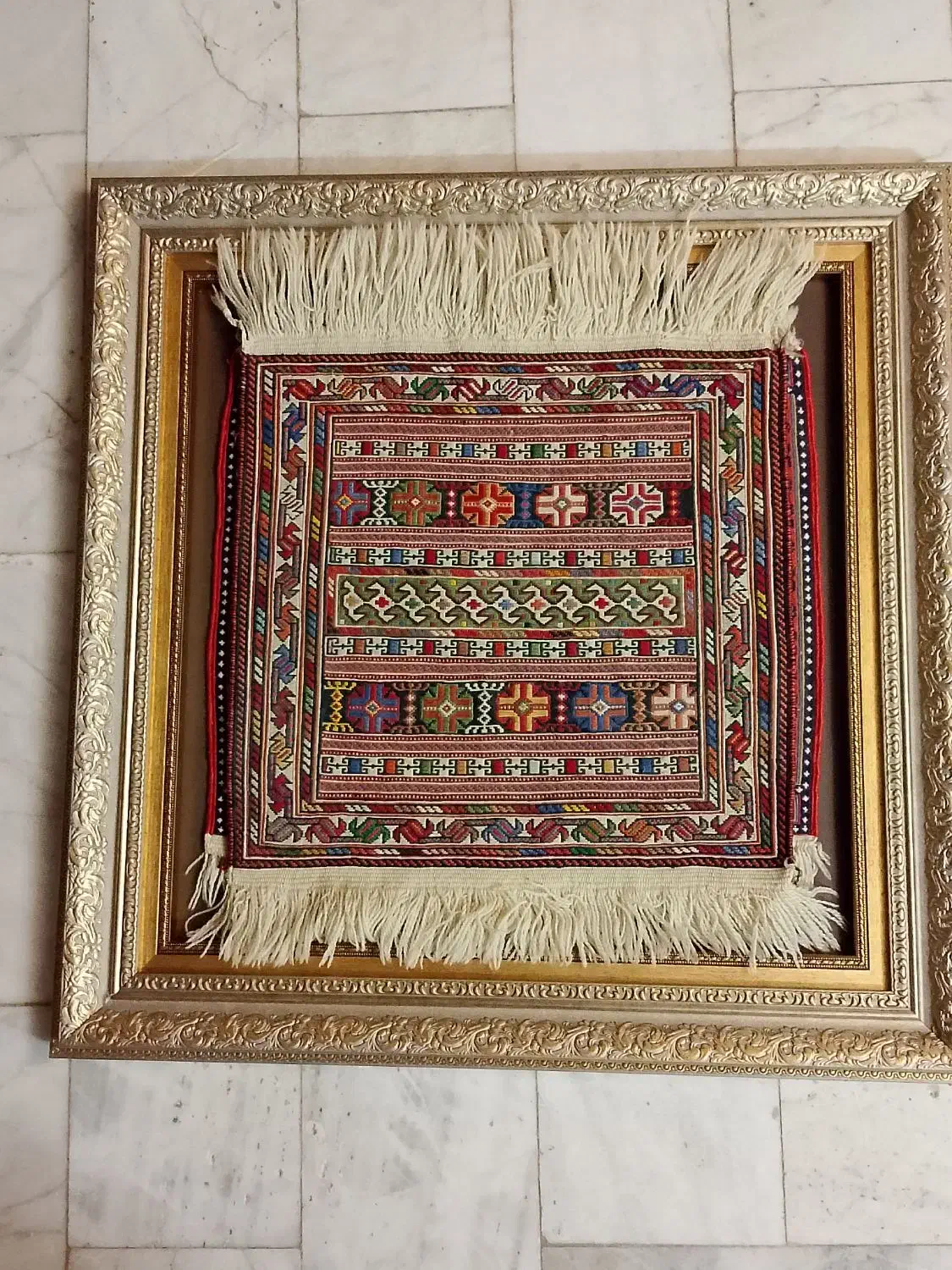 تابلوگلیم فرش پشم سوزن دوزی سیرجان|تابلو فرش|اصفهان, بهار آزادی|دیوار