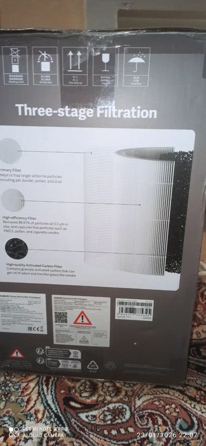 تصفیه هوا|پنکه و تصفیهکنندهٔ هوا|لنجان, |دیوار