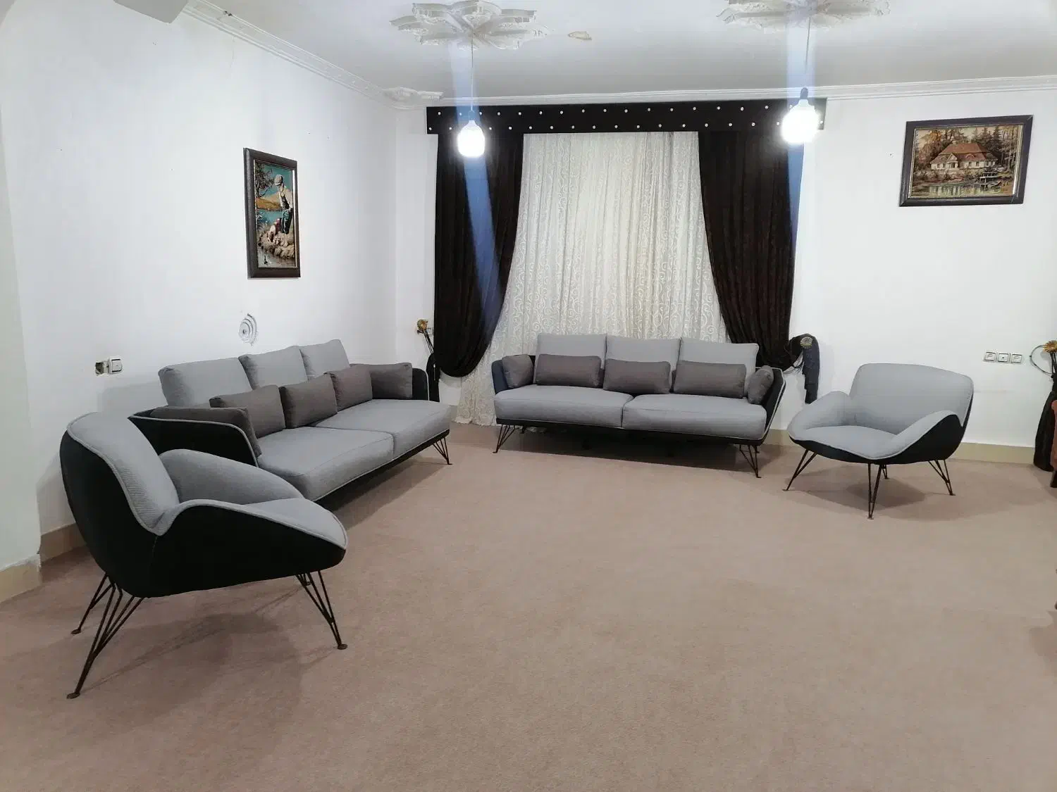 مبل رویال کاری از شرکت مبلیران تهران|مبلمان خانگی و میز عسلی|یاسوج, |دیوار