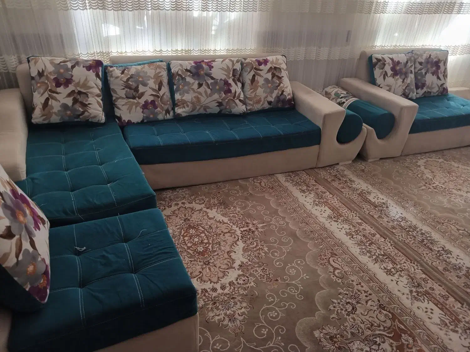 مبل پارچه ای سالم|مبلمان خانگی و میز عسلی|خرمدره, |دیوار