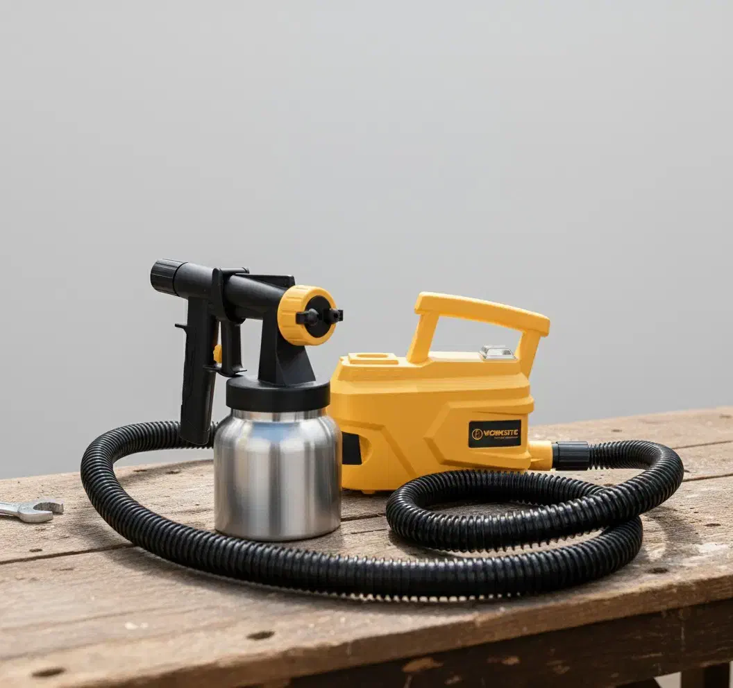 پیستوله برقی رنگ پاش 600وات خرطومی گارانتی ورکسایت|مصالح و تجهیزات ساختمان|هشتگرد, شهرک راه آهن|دیوار