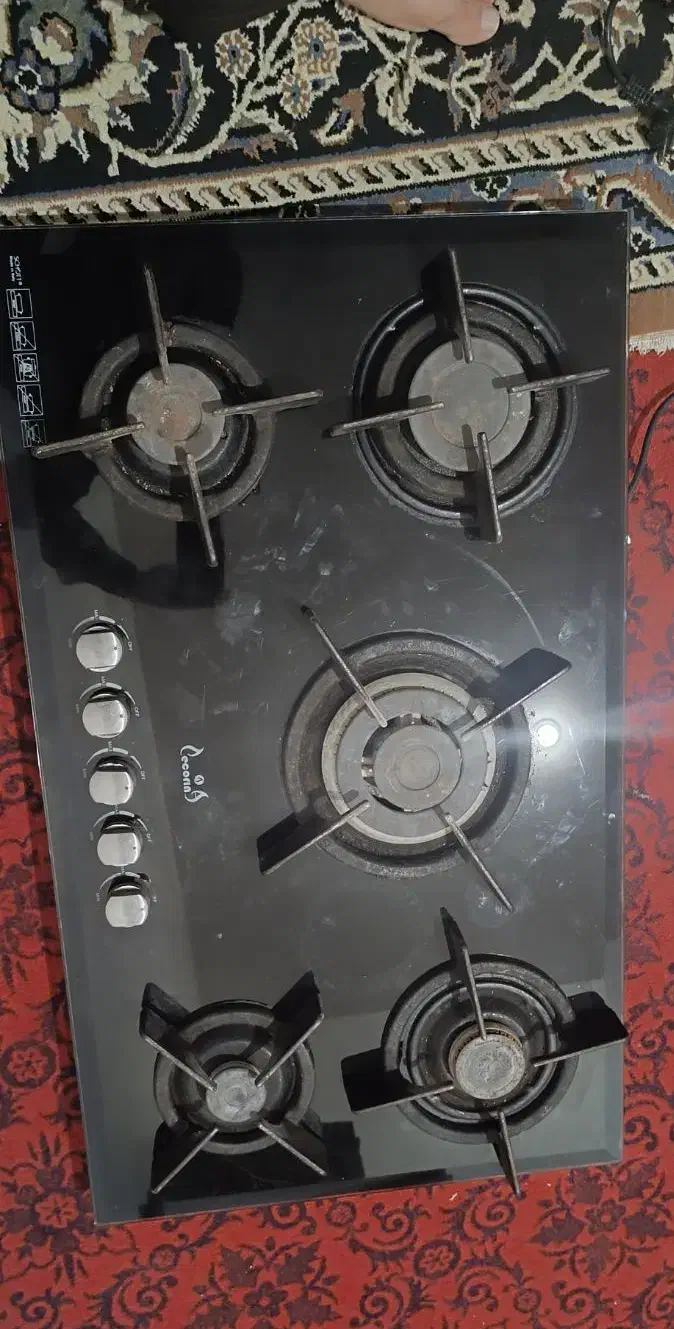 گاز 5شعله فندک دار|اجاق گاز و لوازم برقی پخت‌وپز|رامهرمز, |دیوار