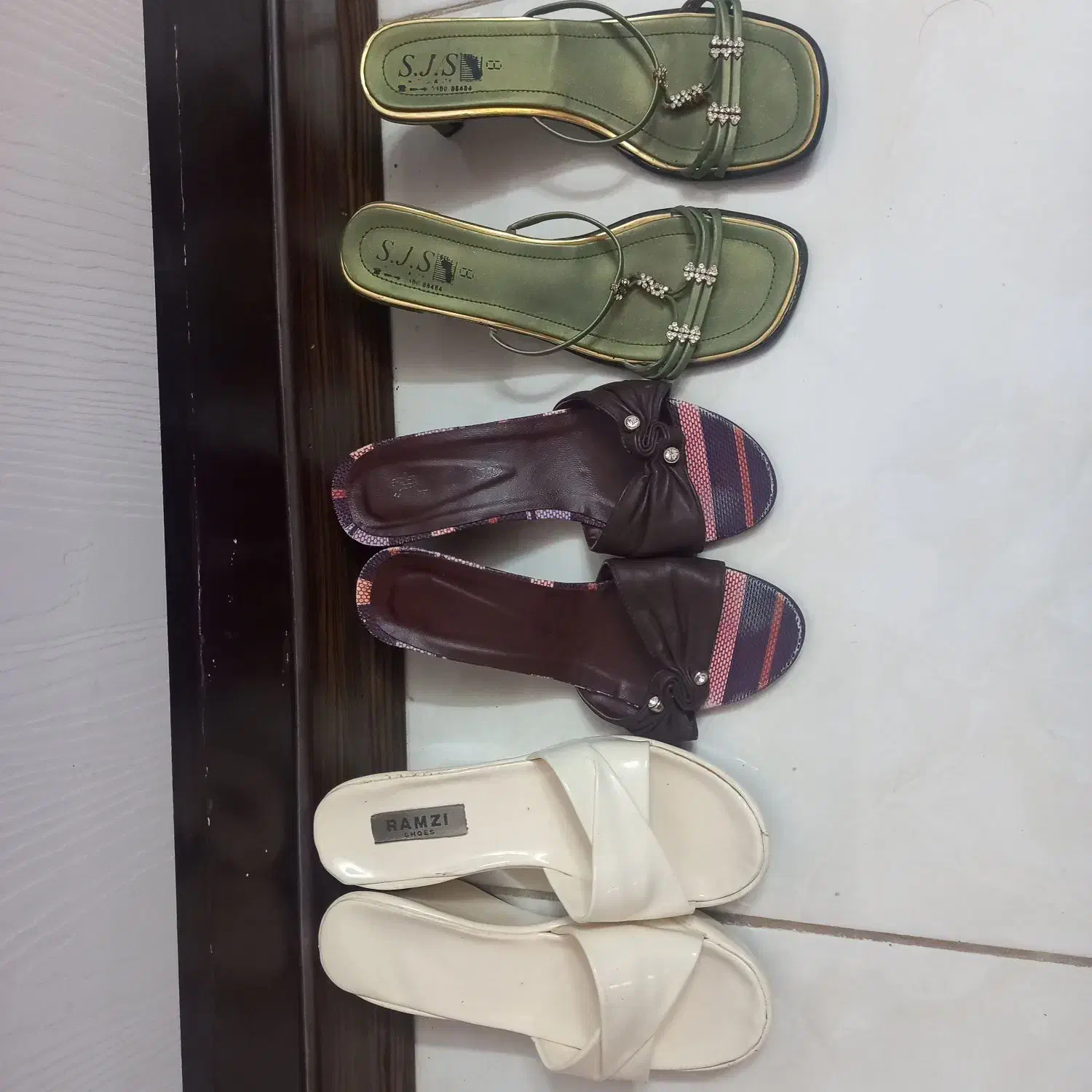 دمپایی دخترانه و زنانه مجلسی|کیف، کفش، کمربند|قم, سعادتی|دیوار