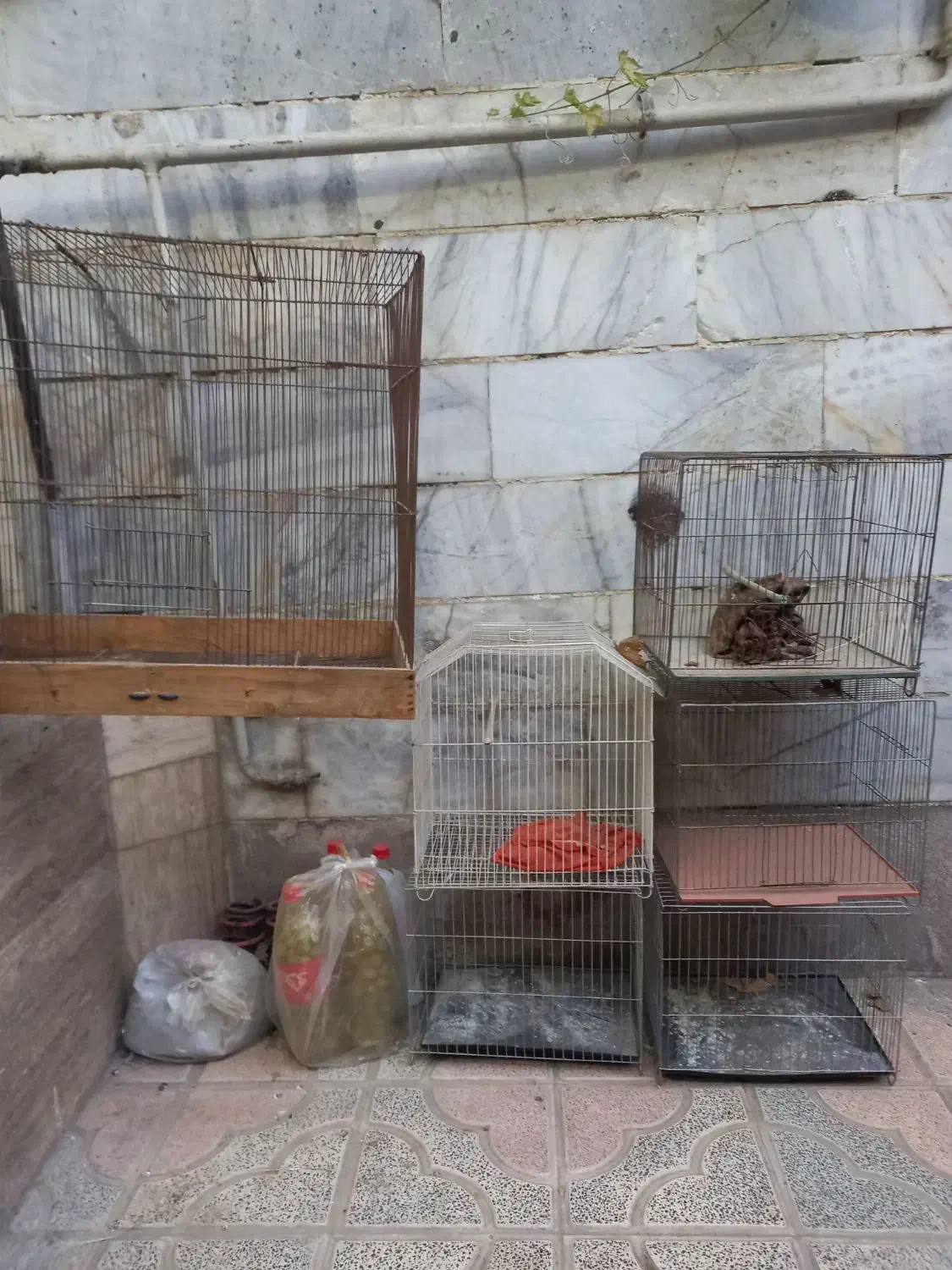 چند عدد قفس در حد نو سالم|لوازم جانبی حیوانات|قدس, شهر‌قدس|دیوار