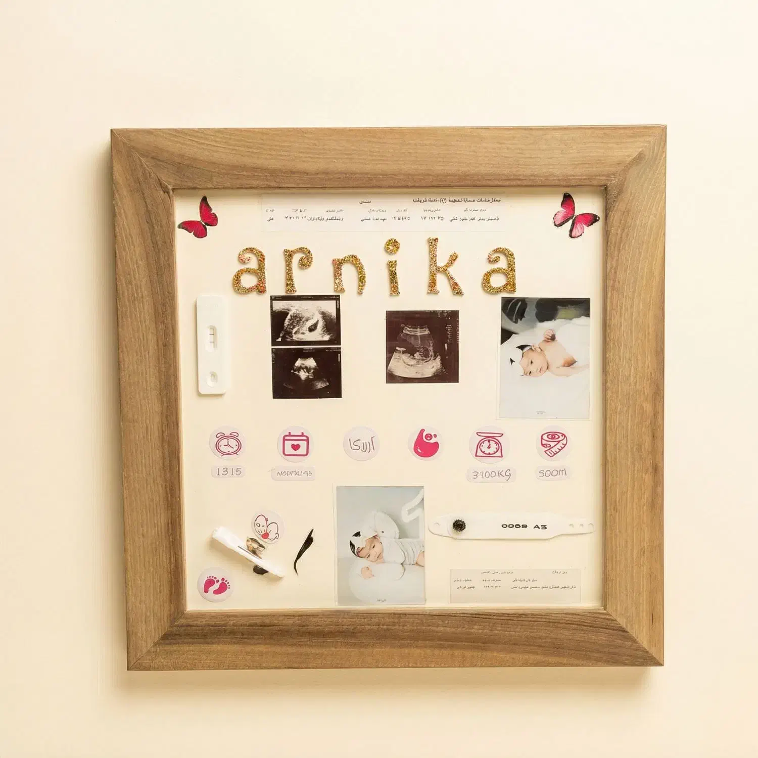 تابلو رزین نوزاد|تابلو، نقاشی، عکس|کرمان, |دیوار