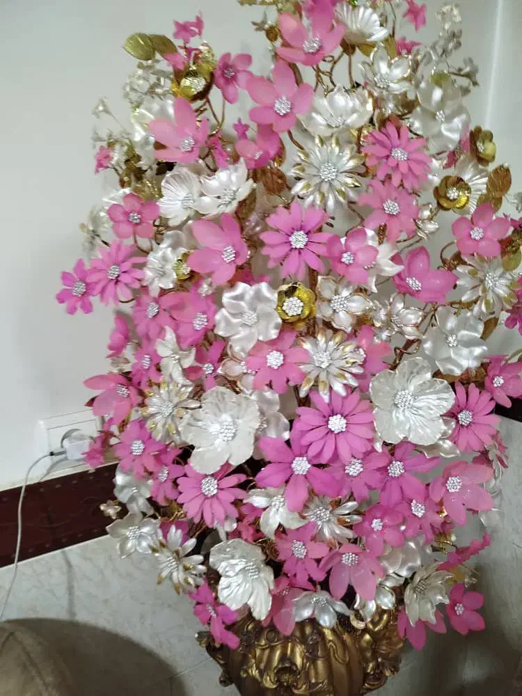 گل کریستال|گل مصنوعی|هشتگرد, شهرک وحدت|دیوار